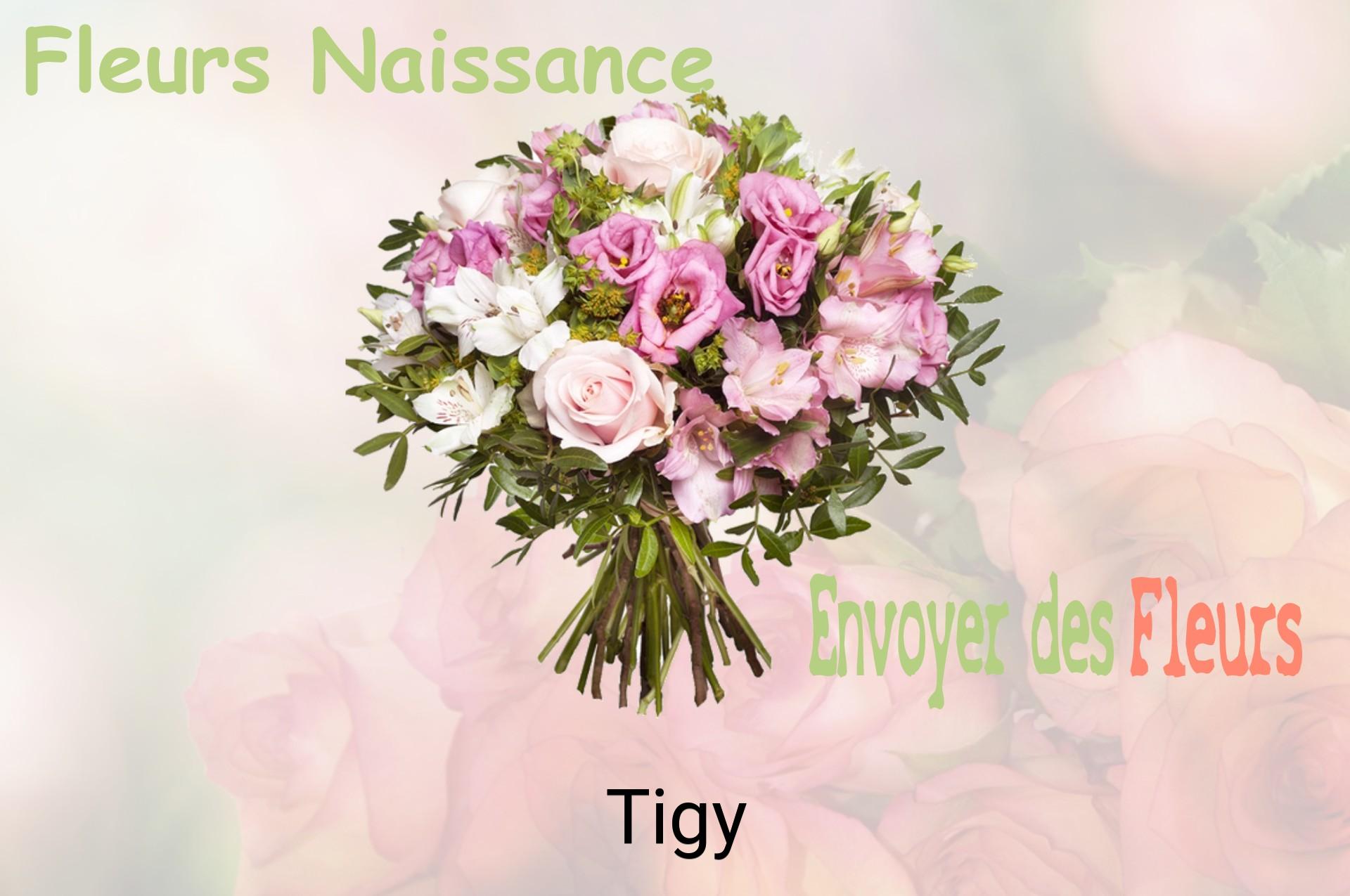 Bouquet de fleurs de naissance livré à Tigy